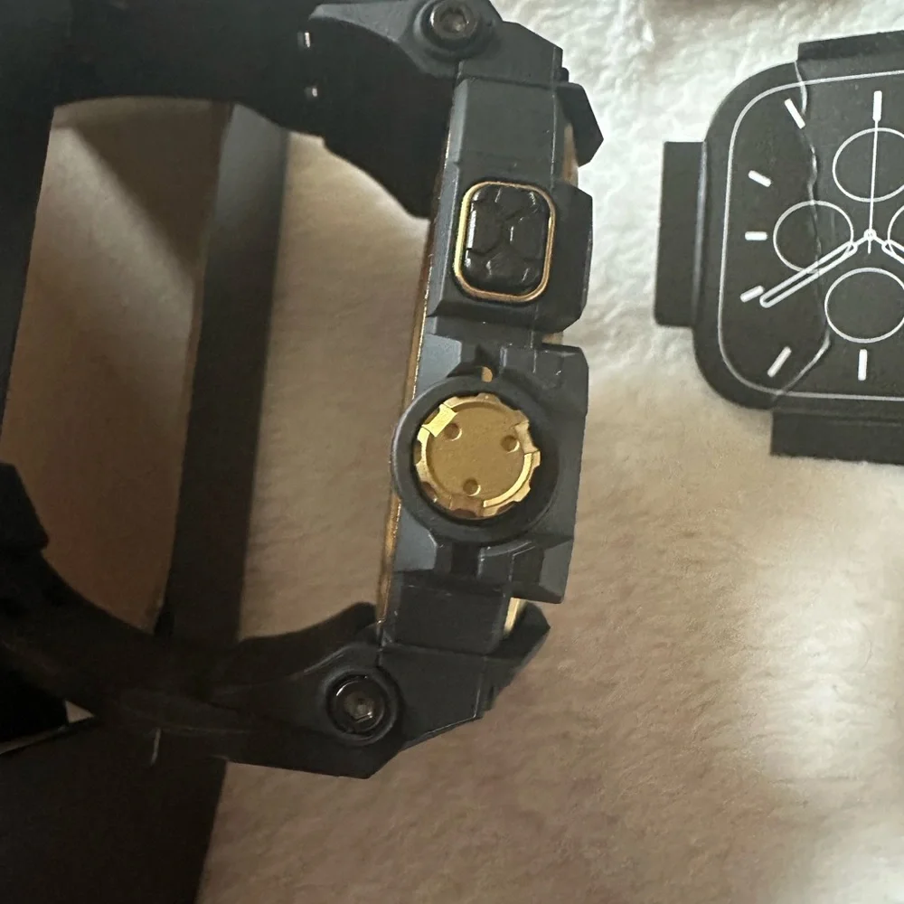 ULTIMAL Rugged Case with Band for Apple Watch Series 11/10 Military Grade Black